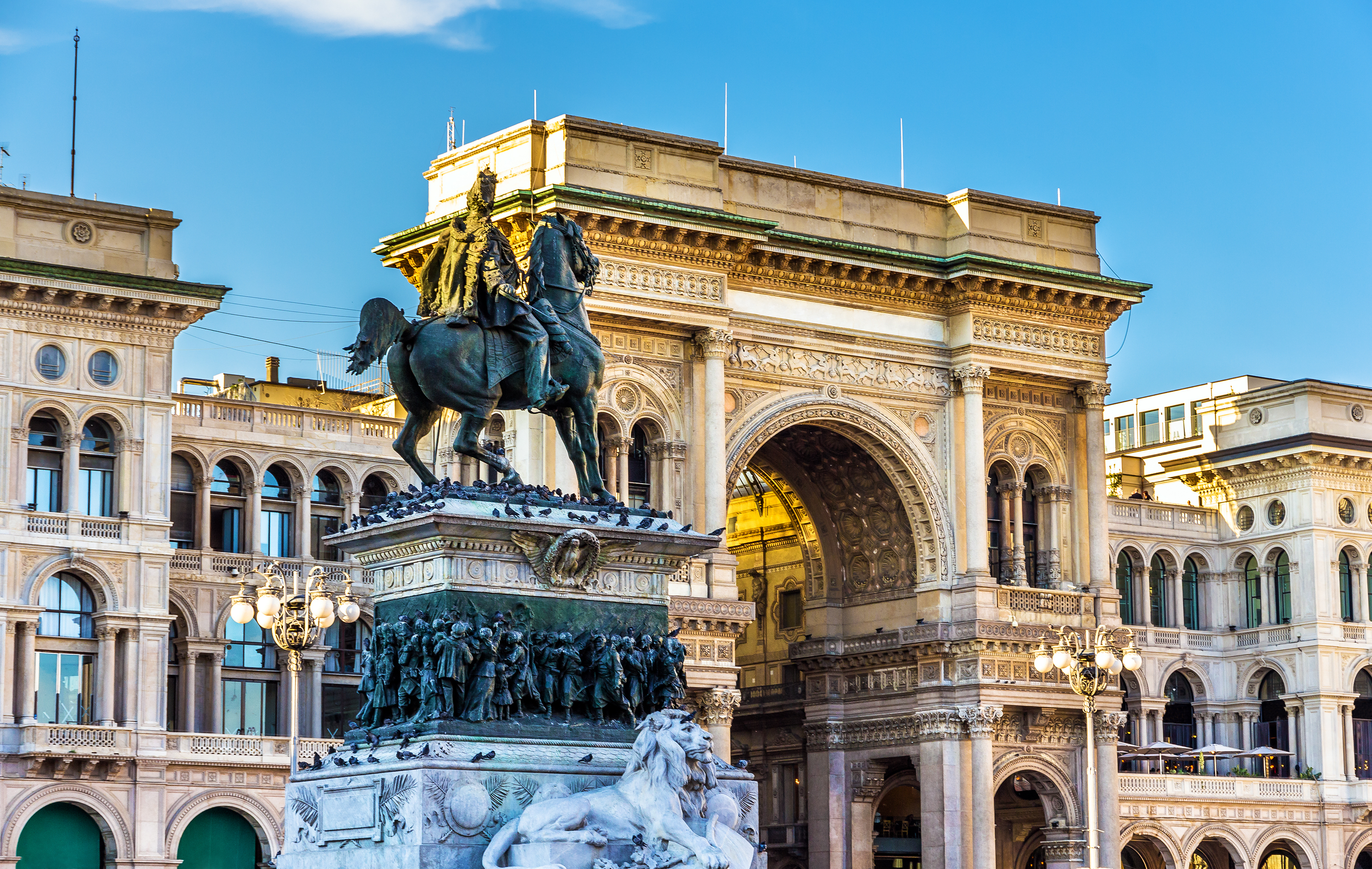 Galleria Vittorio Emanuele II in Milan, Italy